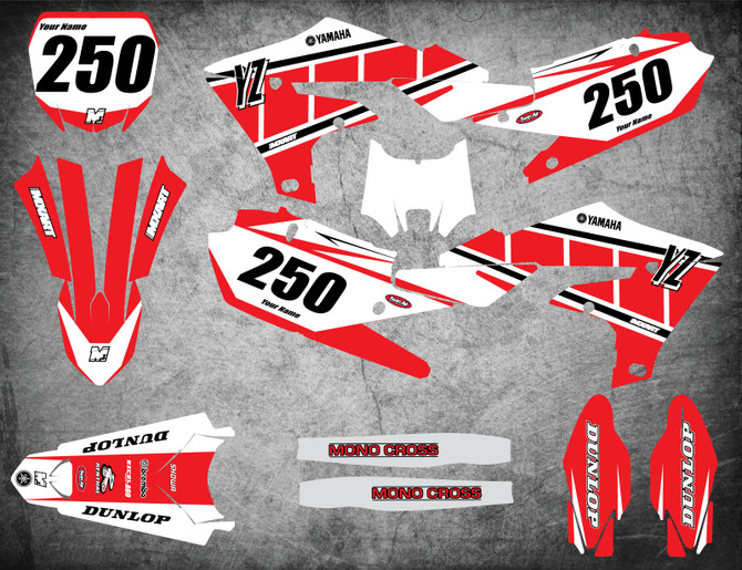 Graphics for yamaha dirt bikes Australia, all models, free shipping.