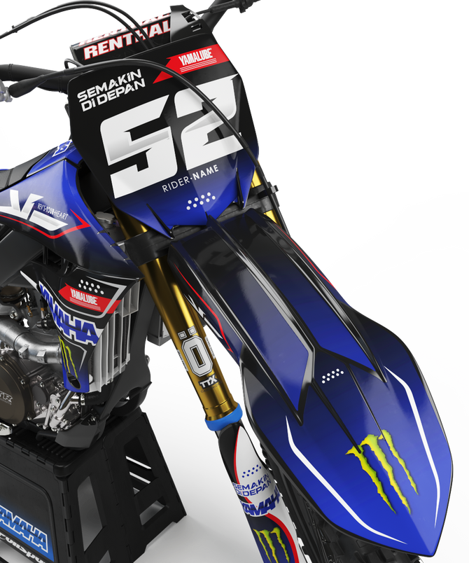 YAMAHA WR 450F FURY Style Sticker Kit