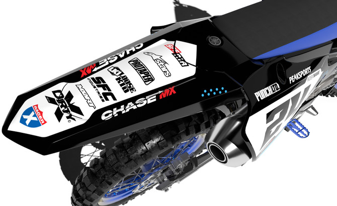 YAMAHA WR 450F CHASE Style Sticker Kit