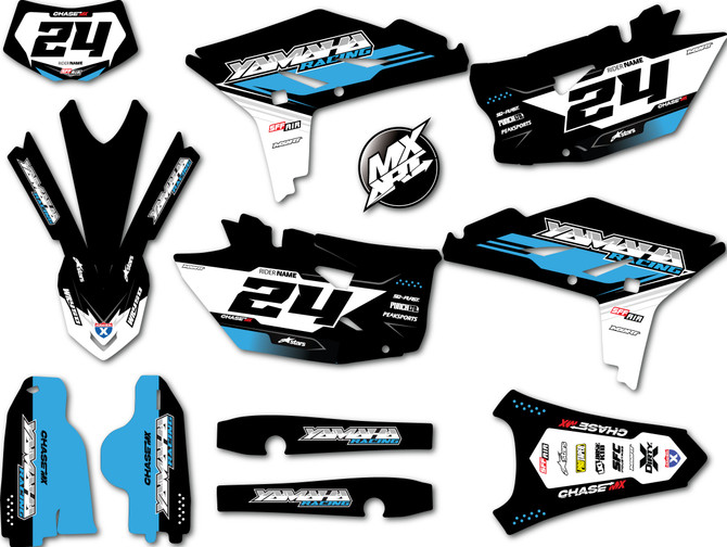 Yamaha WRF 450 WR 450F sticker kit Chase style 2012 2013 2014 2015