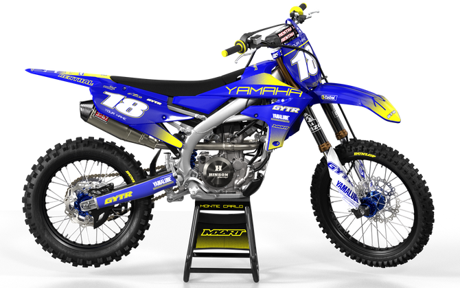 YAMAHA WR 450F MONTE CARLO Style Sticker Kit