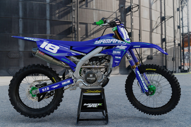 YAMAHA WR 450F SINISTER Style Sticker Kit