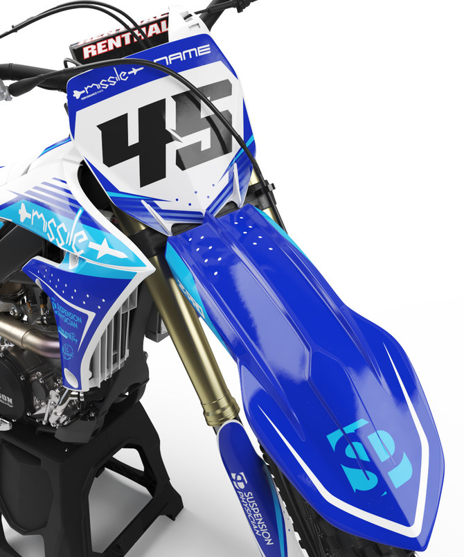 YAMAHA WR 450F MISSILE Style Sticker Kit