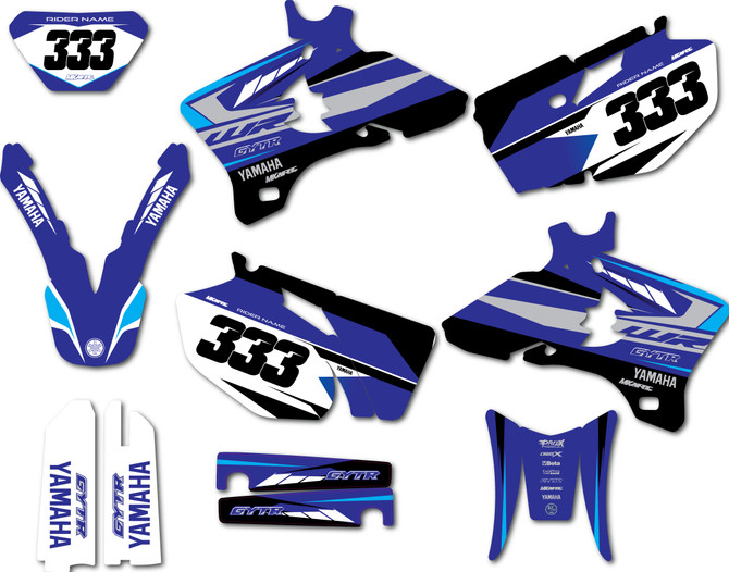 Yamaha WRF 250 2005 2006  sticker kit