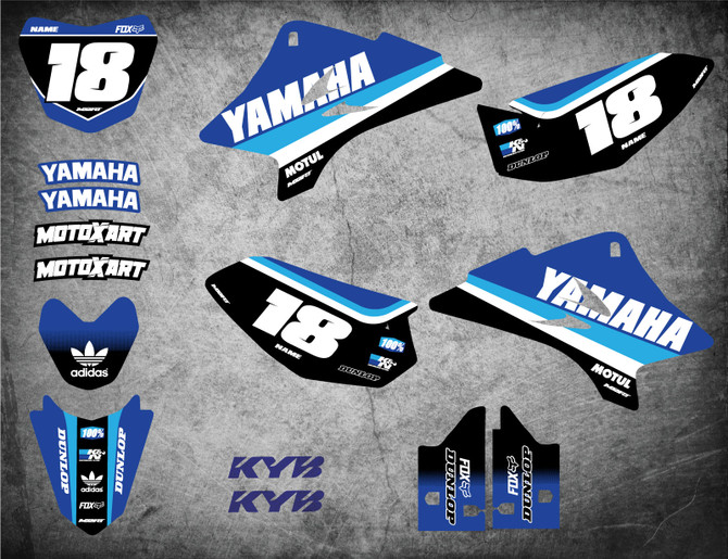 Yamaha TTR 50 graphics Australia, free shipping, speedy turnaround, pro grade quality.