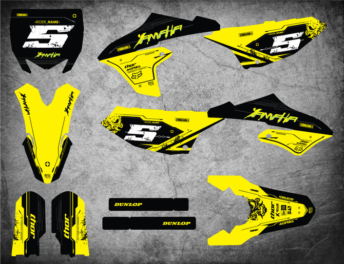 YZ 65 custom graphics Australia, premium grade material, free shipping.