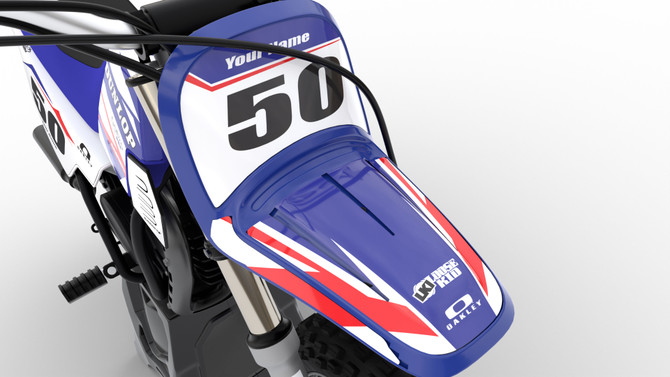 Yamaha PW 50 sticker kits Force Style graphics Front