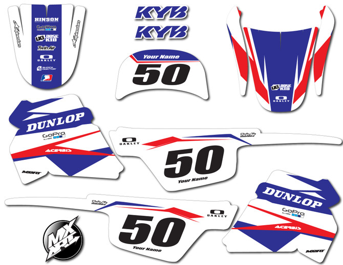 Yamaha PW 50 sticker kits Force Style graphic design