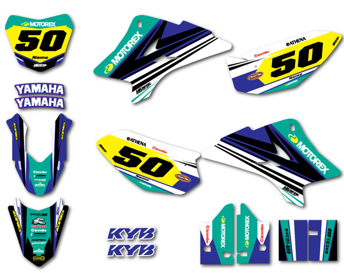 YAMAHA STRIKE Style TTR 50 Sticker Kit