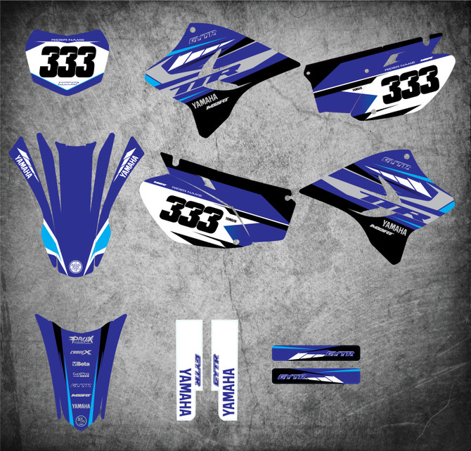 Yamaha TTR 230 graphics kits Australia. Premium quality product. Free shipping on all yamaha decals Australia.