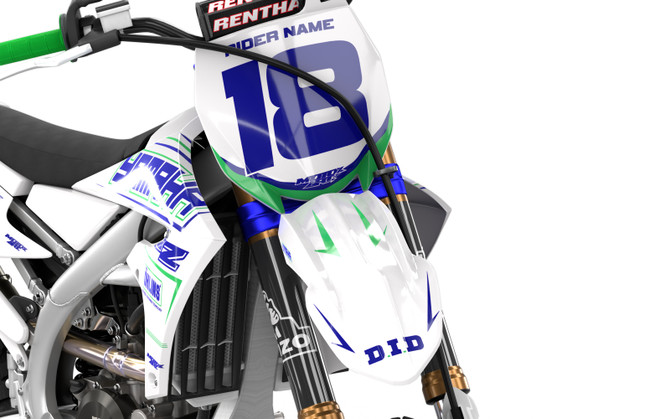 YAMAHA SINISTER WHITE Style TTR 50 Sticker Kit