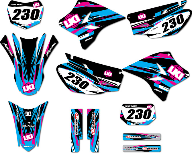 Yamaha TTR 230 stickers Australia.