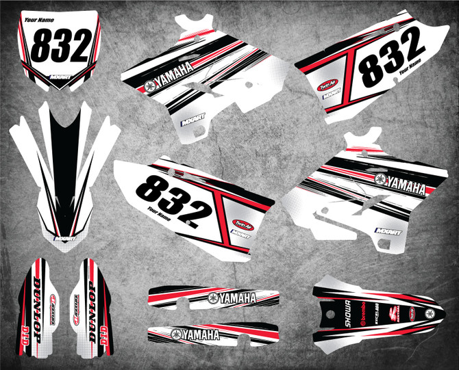 Quality pre designed Yamaha graphics kits Australia. Free shipping.