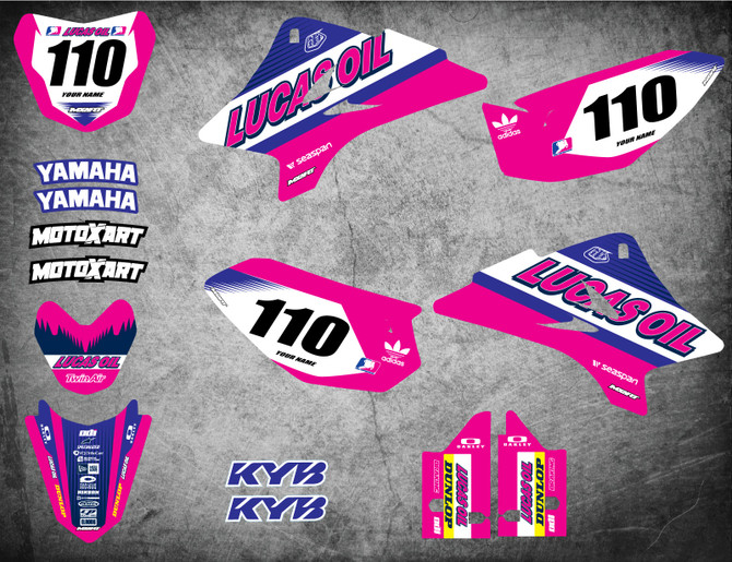 Yamaha TTR 50 graphics kits Australia. Premium grade, free shipping.