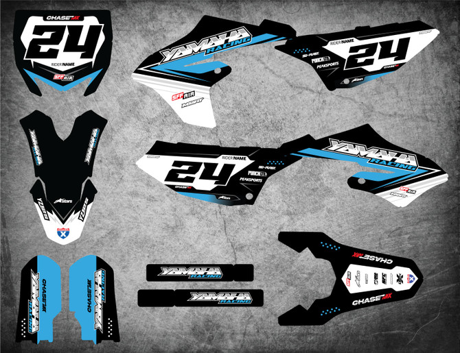 Yamaha YZ 65 full custom graphics kits Australia.
Premium grade.
Quick turnariound.