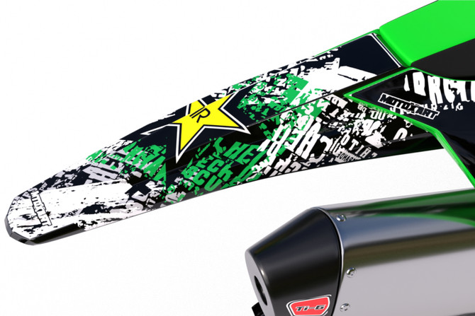 Kawasaki GRAFFITI Style  KDX 50 Sticker Kit