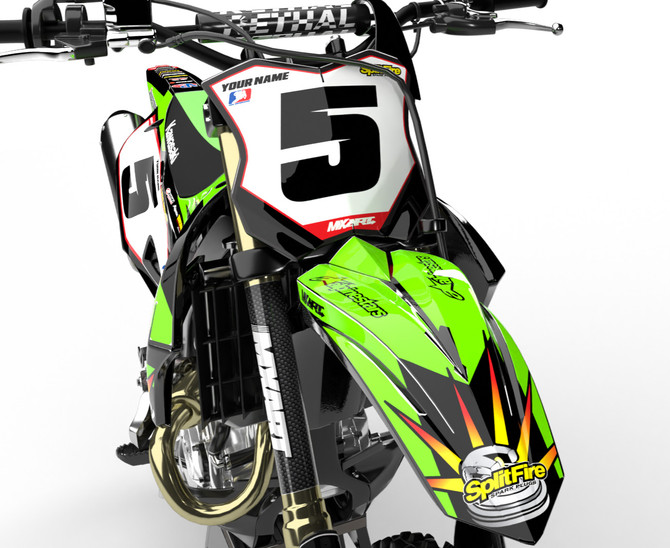 Kawasaki RYTHM Style  KDX 50 Sticker Kit