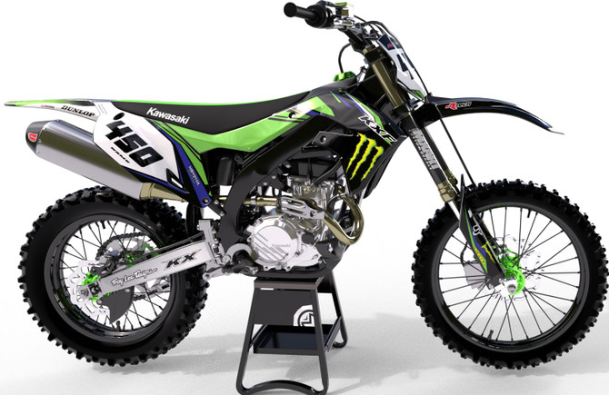 Kawasaki SURGE Style  KLX 110 Sticker Kit