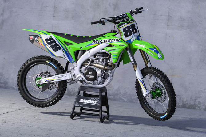 Kawasaki DELTA Style  KLX 140 Sticker Kit