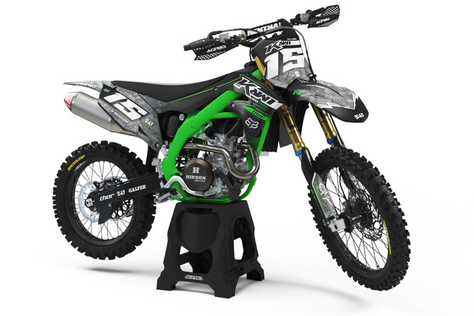 Kawasaki BOSS Style  KLX 140 Sticker Kit