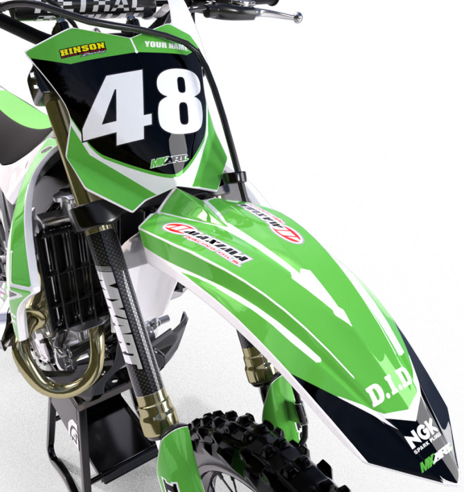 Kawasaki REBOUND Style  KX 85 Sticker Kit