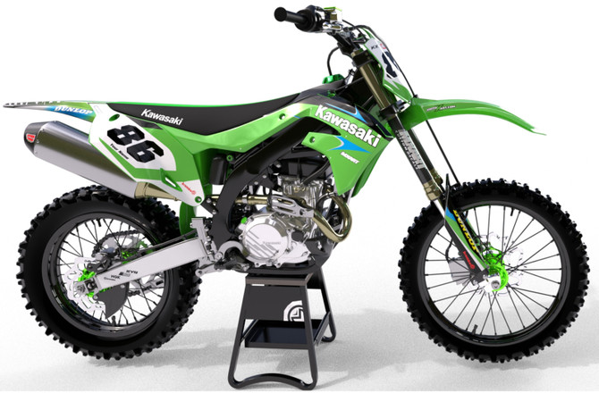 Kawasaki POTENT Style  KX 85 Sticker Kit