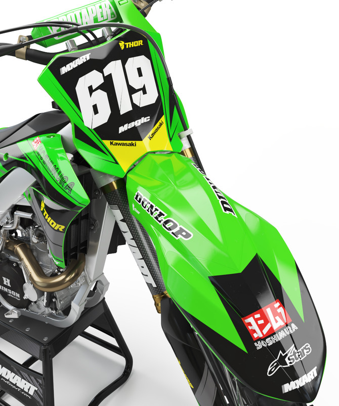 Kawasaki FLEX Style  KX 85 Sticker Kit