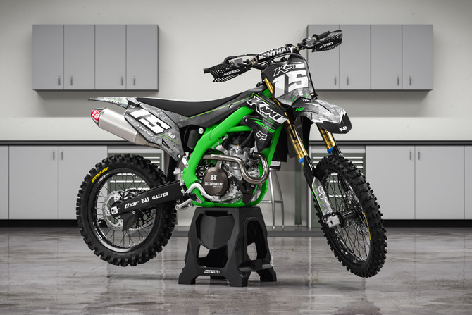 Kawasaki BOSS Style  KX 85 Sticker Kit