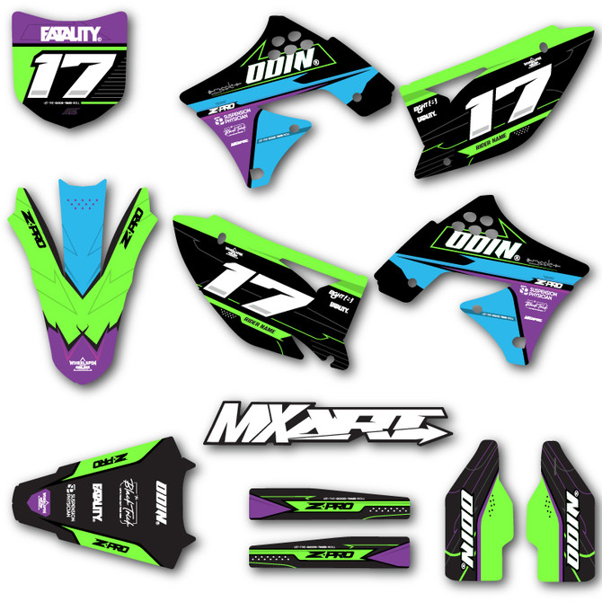 Kawasaki KXF 250 sticker kits Australia.