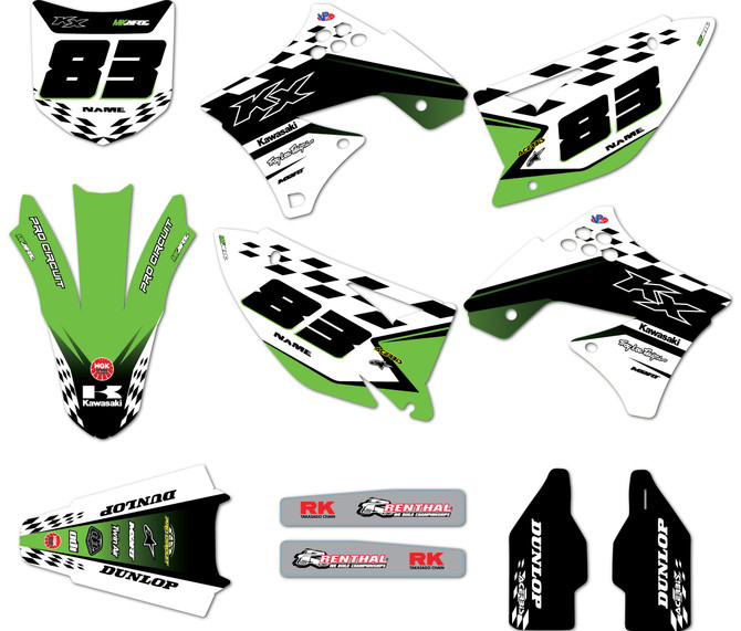 KX250F sticker kit Australia, worldwide shipping, premium quality