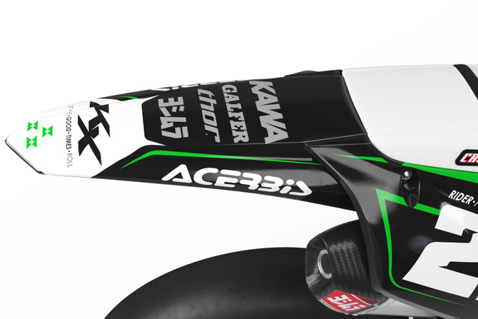 Kawasaki CREW Style KX 125 Sticker Kit