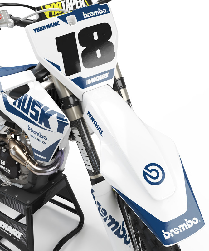 Husqvarna HAMMER WHITE Style TC 50 Sticker Kit