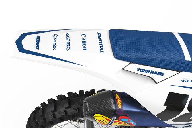 Husqvarna HAMMER WHITE Style TC 50 Sticker Kit