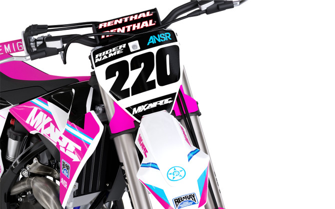 Husqvarna Ripped Pink Style CR 50 Sticker Kit