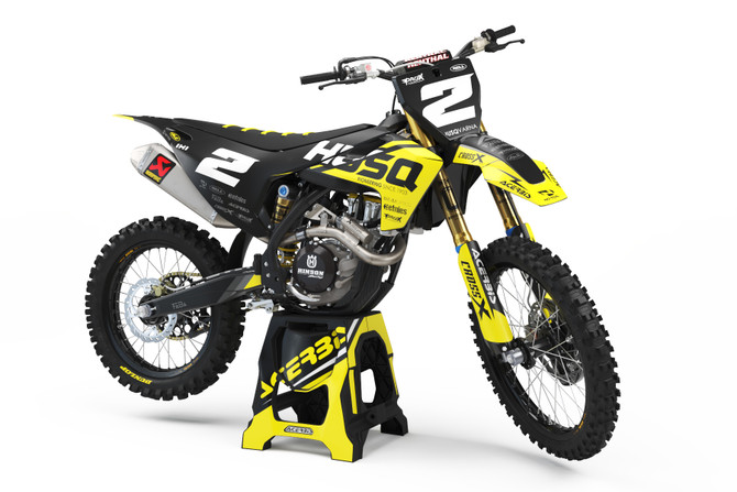 Premium quality Husqvarna sticker kit by Motoxart.