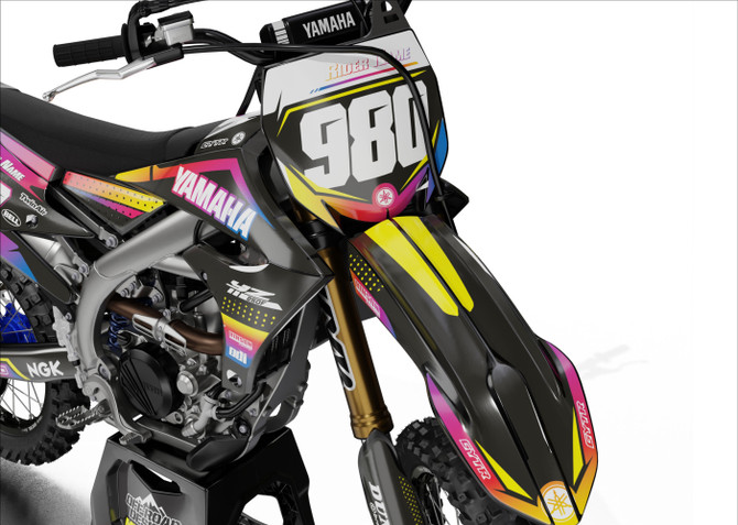 YAMAHA YZ 250F Inject Style Sticker Kit