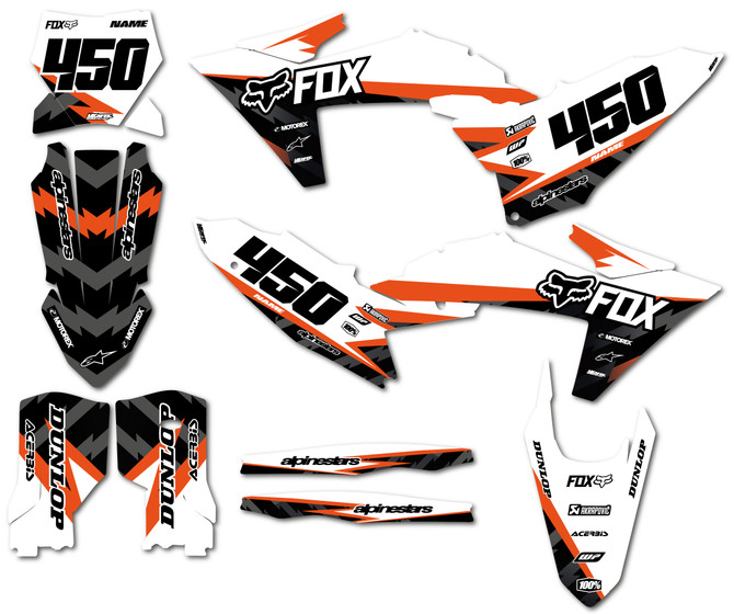 KTM 250 SX 2022 2023 graphics kit Suspect style