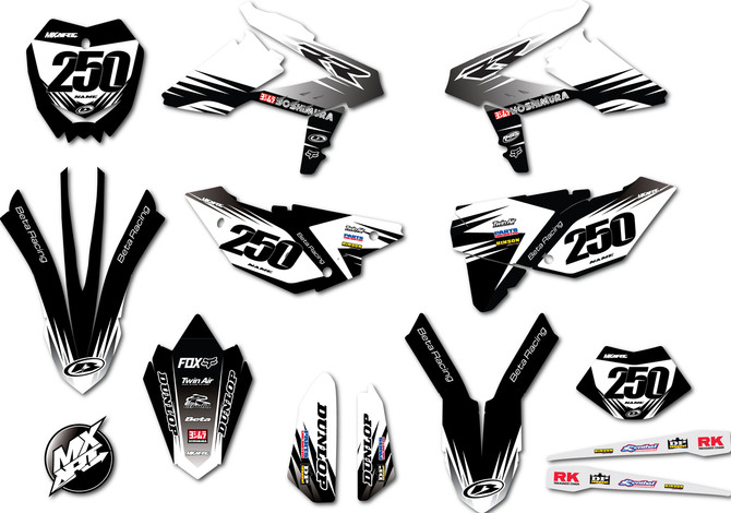 Beta Custom Graphics Sharp Style Decals