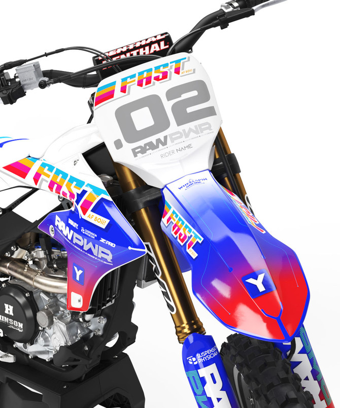 YAMAHA WR 450F Mischief Style Sticker Kit