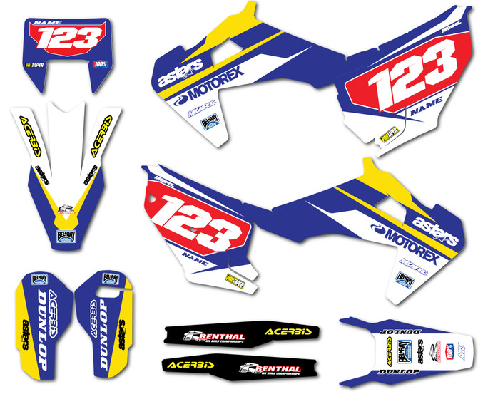 Husqvarna TE FE 450 sticker kit 2020 2021 Spectre style MXart