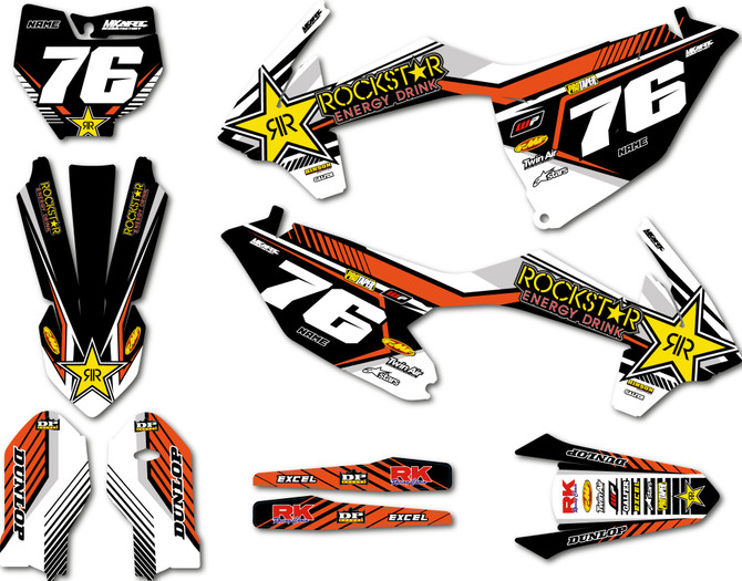 KTM-85-sx-custom-graphics-kit-2018---2013-model-dirt-bike-stickers