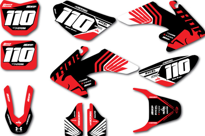 Honda CRF 50 sticker kits complex style CRF 50 mx graphics