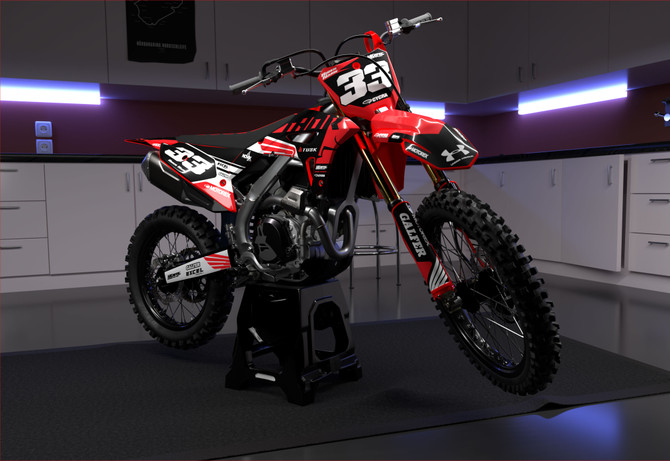 Honda CRF 110 Complex style full Sticker Kit