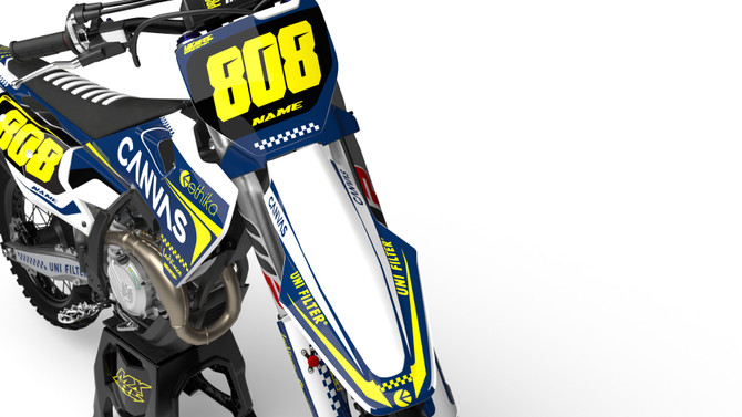 Husqvarna Reset Style TC 65 Sticker Kit