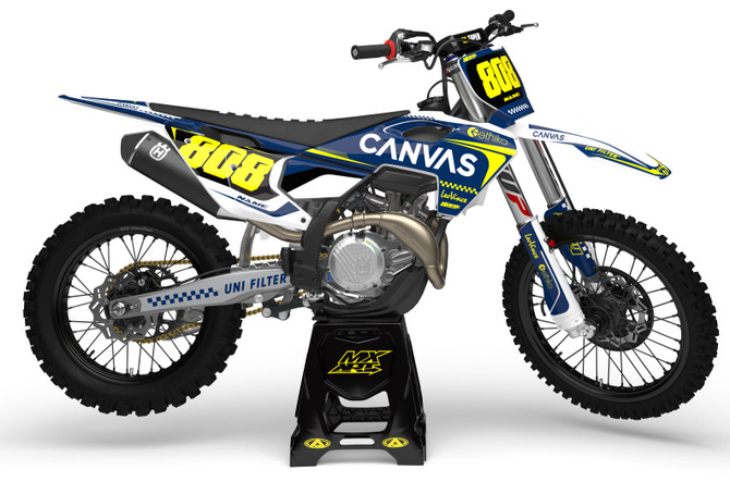 Husqvarna Reset Style TC 65 Sticker Kit