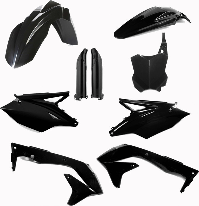 ACERBIS PLASTIC KIT KAWASAKI KXF 450 16-18 BLACK