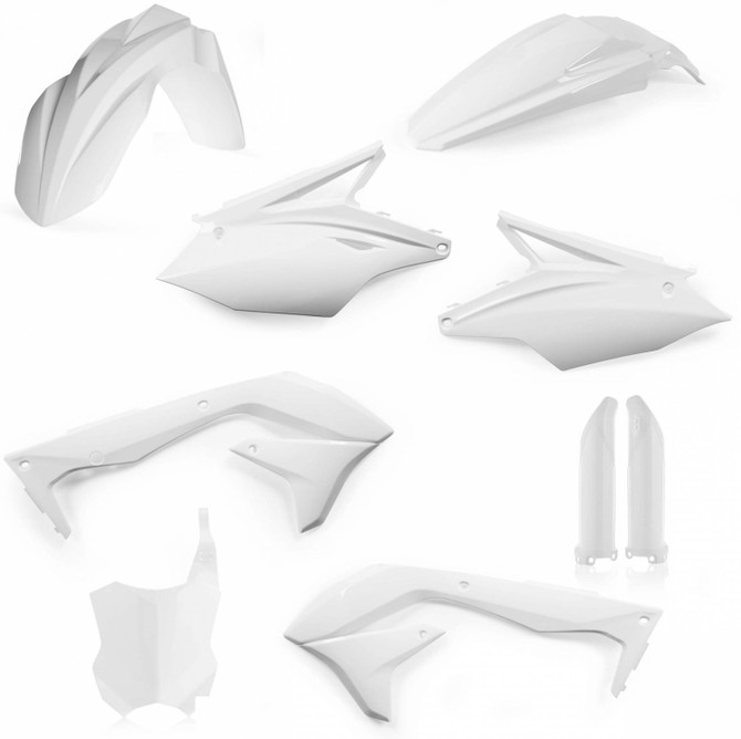 ACERBIS PLASTIC KIT KAWASAKI KXF 450 16-18 WHITE