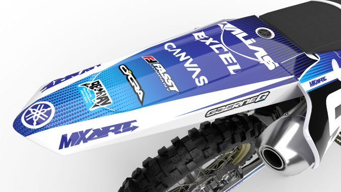 Yamaha-motocross-graphics-Bribe-style-sticker-kits-Rear-view