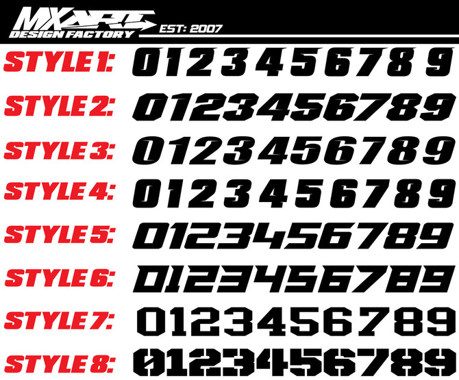 YAMAHA YZ 250F Warsaw Style Sticker Kit