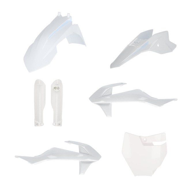 ACERBIS PLASTIC KIT KTM SX50 16-23 WHITE